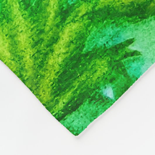 Hey, da ist ein Scarlet-Ara in diesem Baum! Fleecedecke (Ecke)