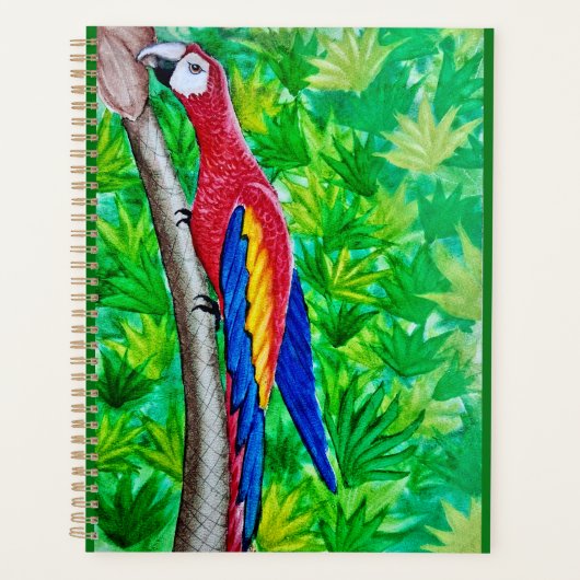 Hey, da ist ein Scarlet-Ara in diesem Baum! Planer (Vorderseite)