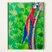 Hey, da ist ein Scarlet-Ara in diesem Baum! Planer (Rückseite)