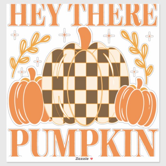 Hey Da Pumpkin Aufkleber (Blatt)