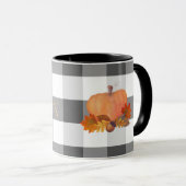 Hey da Pumpkin Black & White Buffalo Karo Tasse (VorderseiteRechts)