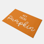 Hey da Pumpkin Fall Door Mat Fußmatte (Schrägansicht)