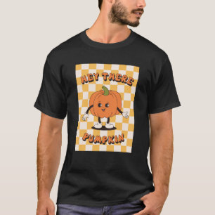 Hey da Pumpkin Groovy Halloween Kostüm für Wom T-Shirt