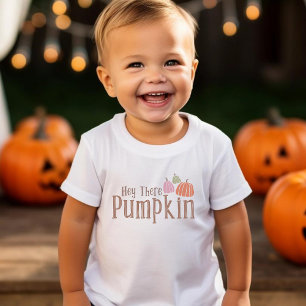 Hey da Pumpkin Groovy Retro Fall Baby T-shirt