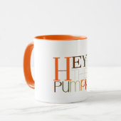 'Hey, da Pumpkin!' - Halloween-Tasse! Tasse (Vorderseite Links)