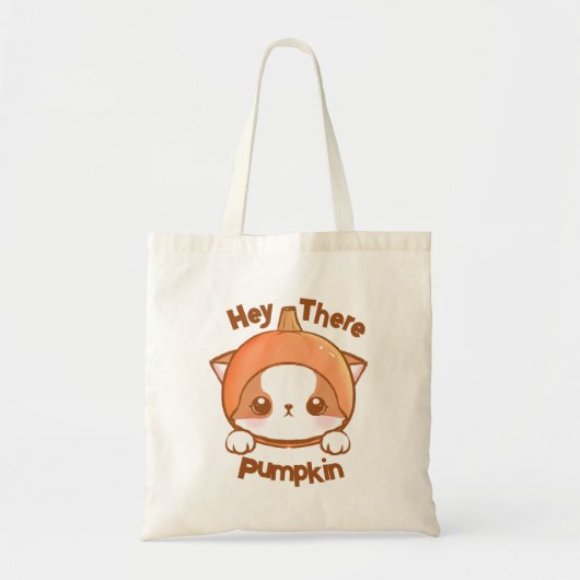 Hey Da Pumpkin Mochi Pumpkin Kawaii Tragetasche (Vorne)