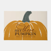 Hey da Pumpkin Personalisiert Fall Fußmatte (Vorderseite)