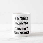 Hey Da Trainwreck Kaffeetasse (Mittel)