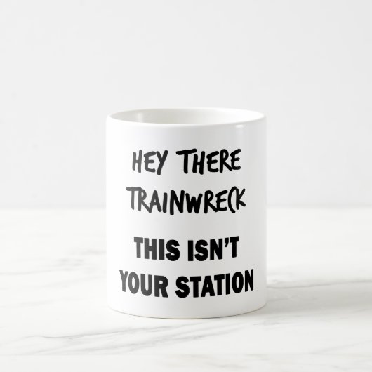 Hey Da Trainwreck Kaffeetasse (Mittel)