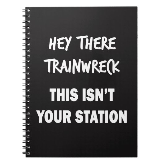 Hey Da Trainwreck Notizblock (Vorderseite)
