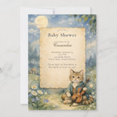 Hey Diddle Diddle Cat & Fiddle Baby Shower  Einladung (Vorderseite)
