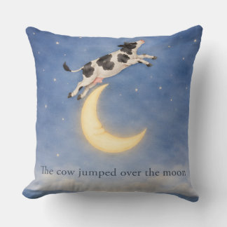 Hey Diddle Diddle Cow Over the Moon Pillow Kissen