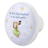 Hey Diddle Diddle - Der kleine Hund lachte die Ker Keramikknauf (Rechts)