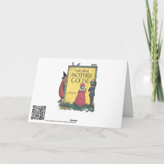 Hey Diddle Diddle die Katze und den Fiddle Rhyme Karte (Rückseite)