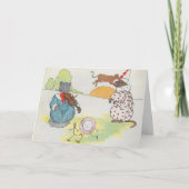 Hey Diddle Diddle die Katze und den Fiddle Rhyme Karte (Vorderseite)