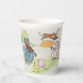 Hey Diddle Diddle die Katze und den Fiddle Rhyme Pappbecher (Vorderseite)