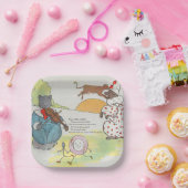 Hey Diddle Diddle die Katze und den Fiddle Rhyme Pappteller (Party)