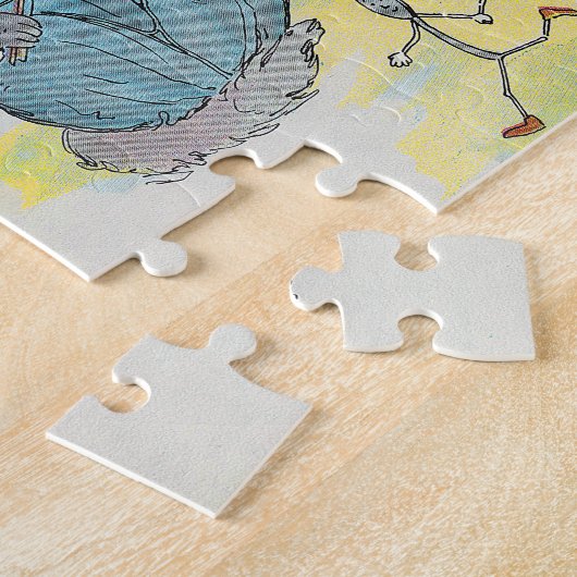 Hey Diddle Diddle die Katze und den Fiddle Rhyme Puzzle (Seite)