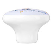 Hey Diddle Diddle - Die Katze und die Fiddle Cera Keramikknauf (Seitenansicht)