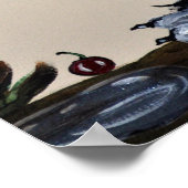 "Hey, Diddle Diddle, die Katze und die Geige" Poster (Ecke)