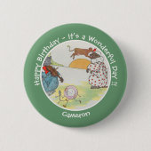 Hey Diddle Diddle Geburtstagsfeier Kollektion Button (Vorderseite)