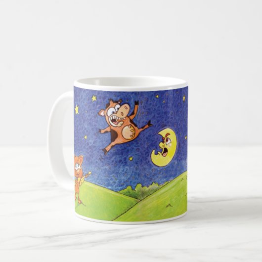 Hey Diddle Diddle Kaffeetasse (Vorderseite Links)