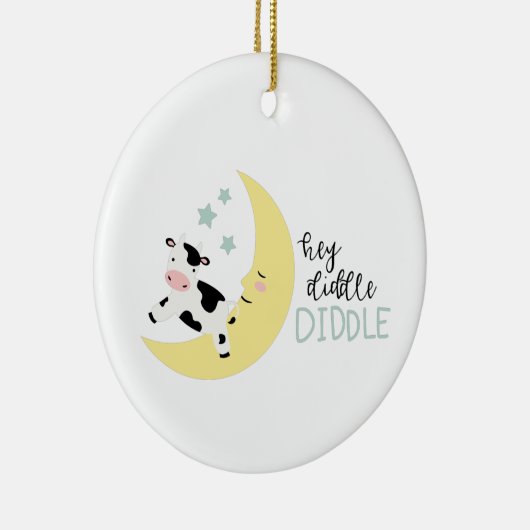 Hey Diddle Diddle Keramik Ornament (Rechts)