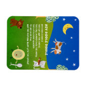 Hey Diddle Diddle Kinderreim-Magnet Magnet (Horizontal)