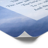 Hey Diddle Diddle Kinderreim Nachthimmel Druck Poster (Ecke)