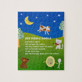 Hey Diddle Diddle Kinderreim-Puzzle Puzzle