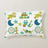 Hey Diddle Diddle Kinderzimmer Rhyme Dekokissen (Vorderseite)
