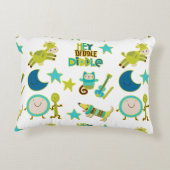 Hey Diddle Diddle Kinderzimmer Rhyme Dekokissen (Rückseite)