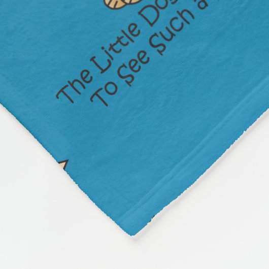 Hey Diddle, Diddle Kinderzimmer Rhyme Fleecedecke (Ecke)