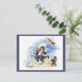 Hey, Diddle Diddle Kinderzimmer Rhyme Postkarte (Stehend Vorderseite)