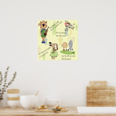 Hey Diddle Diddle - Poster (Küche)