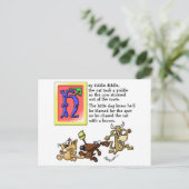 Hey Diddle Diddle Postkarte (Stehend Vorderseite)