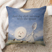 Hey Diddle Diddle Teller und Löffel Kissen (Decke)