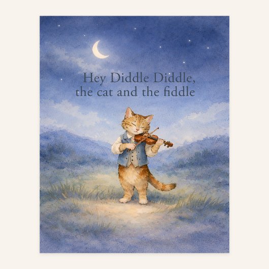 Hey Diddle Diddle – The Cat and the Fiddle   Poster