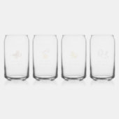 Hey Diddle Diddle über die Mond Babydusche Dosenglas (Hinten)