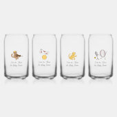 Hey Diddle Diddle über die Mond Babydusche Dosenglas (Vorderseite)