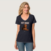 Hey Dood Goldendoodle T-Shirt (Vorderseite Vollansicht)