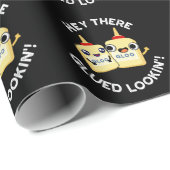 Hey, dort geklebte Blick Funny Liebe Pub Dark BG Geschenkpapier (Rolleneckpunkt)