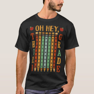 Hey, dritter Grad zurück zur Schule 1 T-Shirt
