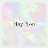 Hey, du Aufkleber (Vorderseite)