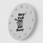 Hey, du bist beschäftigt. große wanduhr (Winkel)