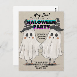 Hey, du bist eingeladen zwischen Postkarte