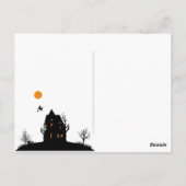 Hey, du bist eingeladen zwischen Postkarte (Rückseite)