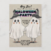 Hey, du bist eingeladen zwischen Postkarte (Vorderseite)