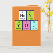 Hey, du Geburtstagskarte 1 Karte (Gelbe Blume)