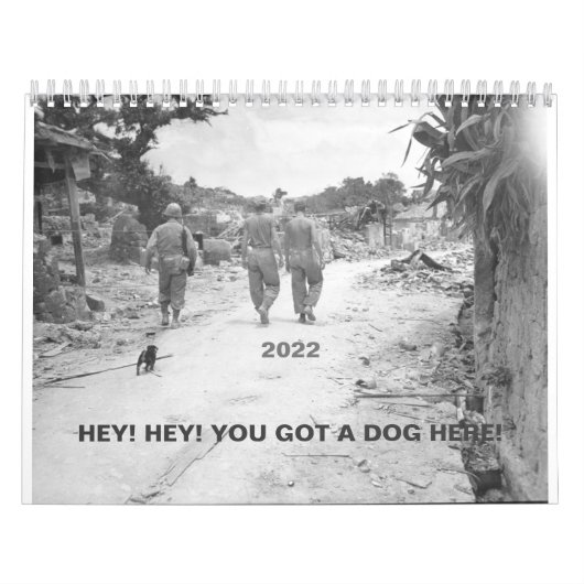 Hey! Du hast hier einen Hund Got! Kalender 2022 (Titelbild)